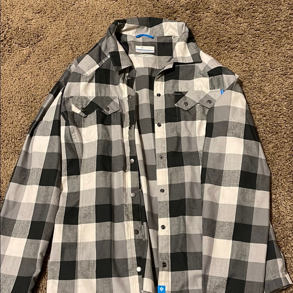 Columbia Omni-wick flannel